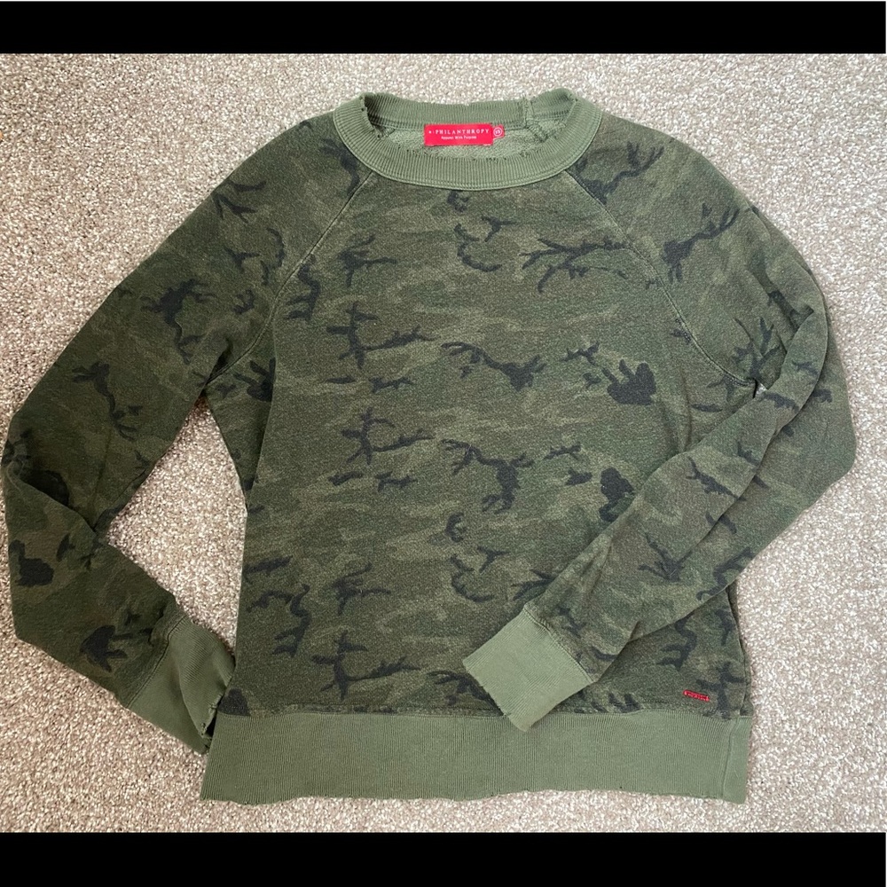 n: PHILANTHROPY Knox Camo Crew Neck